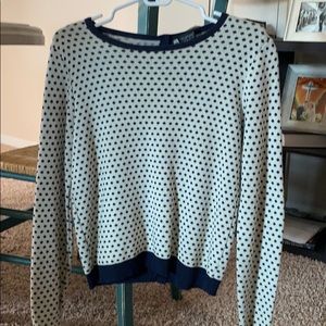Polka dot top shop sweater